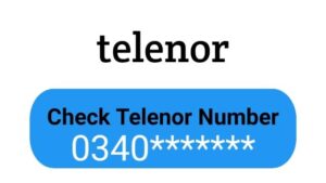 telenor sim number check karne ka tarika