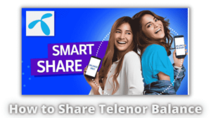 telenor balance share code