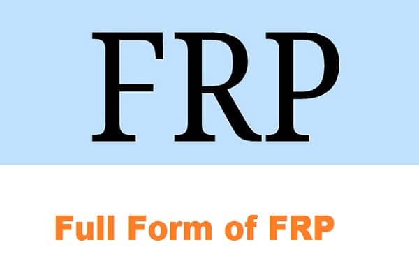 Full Form of FRP