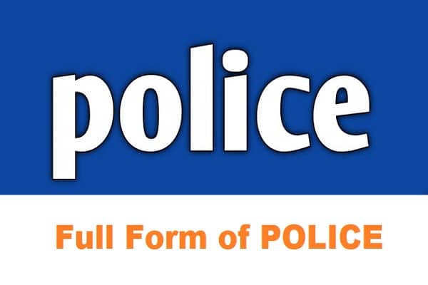 Full Form of POLICE
