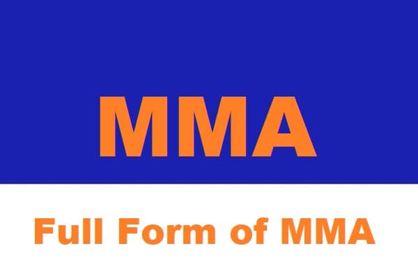 full form of MMA