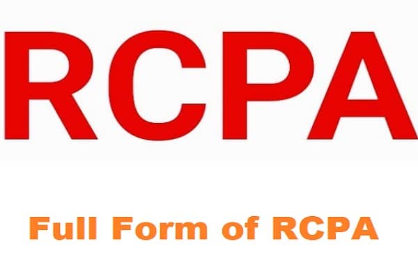 full form of RCPA